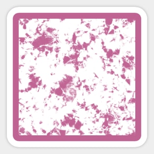 Peony pink and white Storm - Tie-Dye Shibori Texture Sticker